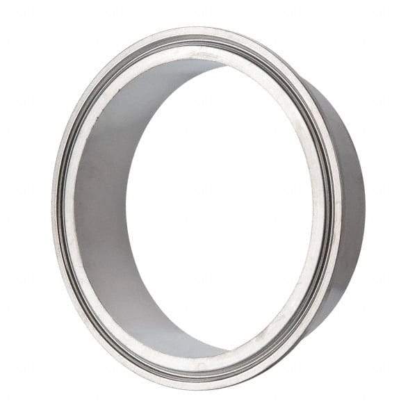 VNE - 4", Clamp Style, Sanitary Stainless Steel Pipe Welding Ferrule - Tube OD Connection, Grade 304 - Americas Industrial Supply