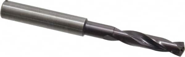 Guhring - Letter E (1/4) 140° Spiral Flute Solid Carbide Screw Machine Drill Bit - Americas Industrial Supply