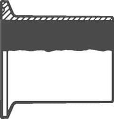 VNE - 2-1/2", Clamp Style, Sanitary Stainless Steel Pipe Long Tank Welding Ferrule - Tube OD Connection, Grade 304 - Americas Industrial Supply