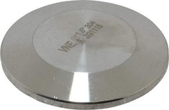 VNE - 1-1/2", Clamp Style, Sanitary Stainless Steel Pipe End Cap - Tube OD Connection, Grade 304 - Americas Industrial Supply