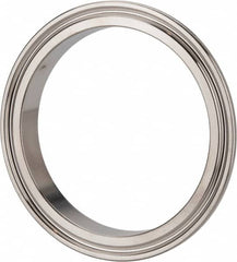 VNE - 3", Clamp Style, Sanitary Stainless Steel Pipe Short Welding Ferrule - Tube OD Connection, Grade 304 - Americas Industrial Supply
