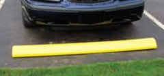 Eagle - 72" Long x 8" Wide x 4" High, Parking Curb - Blue, High Density Polyethylene - Americas Industrial Supply