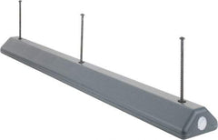 Eagle - 72" Long x 8" Wide x 4" High, Parking Curb - Gray, High Density Polyethylene - Americas Industrial Supply