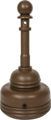 Eagle - 5 Qt Polyethylene Cigarette & Cigar Receptacle - 37-3/4" High - Americas Industrial Supply