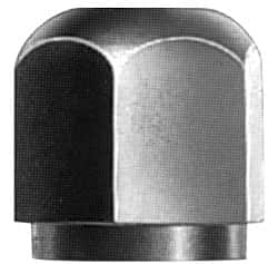 Jergens - 5/8-11" UNC, 1-3/16" Width Across Flats, Black Oxide Finish, Steel Acorn Nut - 1-1/16" Overall Height - Americas Industrial Supply