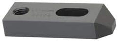 Jergens - 1" Stud, Low Carbon Steel, Plain Strap Clamp - 2" Travel, 10" OAL x 2" Wide x 1-1/2" High, Black Oxide Finish, Tapered Nose - Americas Industrial Supply
