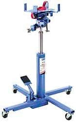 OTC - 1,000 Lb Capacity Pedestal Transmission Jack - 34-1/2 to 75" High, 41" Chassis Width x 41" Chassis Length - Americas Industrial Supply