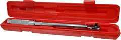 Proto - 3/8" Drive Micrometer Type Ratchet Head Torque Wrench - 16 N/m to 80 N/m Torque, 15-1/2" OAL, Ratchet Head - Americas Industrial Supply