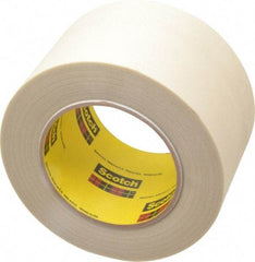 3M - 60 Yd Long x 3" Wide, Series 361, White Silicone Glass Cloth Tape - 7.5 mil Thick, 182 Lb/In Tensile Strength - Americas Industrial Supply