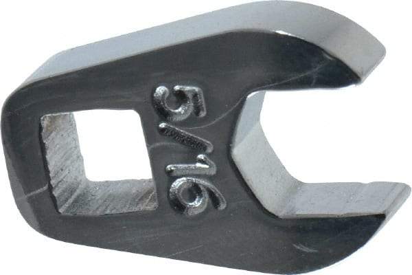 Proto - 5/16" 1/4" Drive Chrome Open End Crowfoot Wrench - 21/32" Head Diam x 1/4" Head Thickness - Americas Industrial Supply