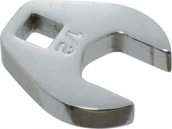 Proto - 1/2" 1/4" Drive Chrome Open End Crowfoot Wrench - 1-1/32" Head Diam x 1/4" Head Thickness - Americas Industrial Supply