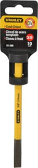 Stanley - 5-9/16" OAL x 3/8" Blade Width Cold Chisel - 3/8" Tip, 3/8" Stock, Chrome Vanadium Steel Handle - Americas Industrial Supply