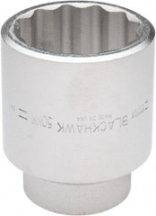 Blackhawk by Proto - 3/4" Drive, Standard Hand Socket - 12 Points, 3-3/32" OAL, Alloy Steel, Black Finish - Americas Industrial Supply