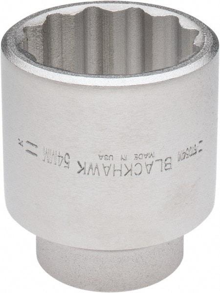 Blackhawk by Proto - 3/4" Drive, Standard Hand Socket - 12 Points, 3-13/64" OAL, Alloy Steel, Black Finish - Americas Industrial Supply