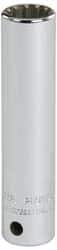 Proto - 1/2" Drive, 7/8" Socket, Spline Socket - 12 Points, 3-3/8" OAL - Americas Industrial Supply