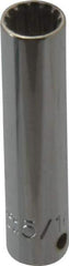 Proto - 1/4" Drive, 5/16" Socket, Spline Socket - 12 Points, 2" OAL - Americas Industrial Supply