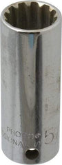 Proto - 3/8" Drive, 5/8" Socket, Spline Socket - 12 Points, 2-3/8" OAL - Americas Industrial Supply