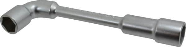 Facom - 15/16", 6 Point, Satin Chrome Coated, 90 ° Offset Socket Wrench - 250mm OAL, 34.5mm Head Thickness - Americas Industrial Supply