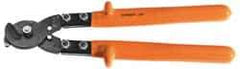 Facom - 18-1/2" OAL, 32mm Capacity, 2-23/64" Jaw Length x 2-3/4" Jaw Width, Insulated Cable Cutter Pliers - Round/Center Cut Head, Cushion Handles - Americas Industrial Supply