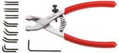 Facom - 200mm OAL, Cushion Grip Smooth Retaining Ring Pliers - Features Interchangeable Tips - Americas Industrial Supply