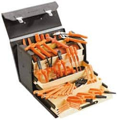 Facom - 38 Piece Insulated Hand Tool Set - Comes in Tool Box - Americas Industrial Supply