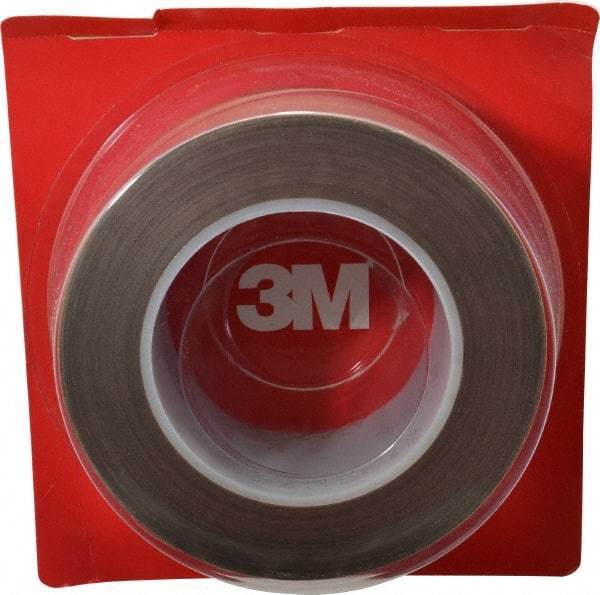 3M - 36 Yd Long x 2" Wide, Series 5453, Brown Silicone Glass Cloth/PTFE Tape - 8.2 mil Thick, 175 Lb/In Tensile Strength - Americas Industrial Supply