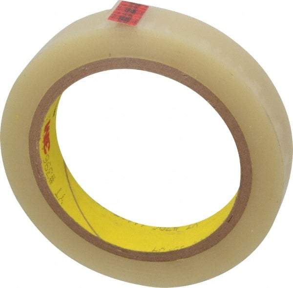 3M - 36 Yds. x 3/4", Clear Polyester Film Tape - 396 Series, 4.1 mil Thick, 43 Lb./Inch Tensile Strength - Americas Industrial Supply