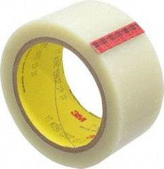 3M - 36 Yds. x 2", Clear Polyester Film Tape - 396 Series, 4.1 mil Thick, 43 Lb./Inch Tensile Strength - Americas Industrial Supply