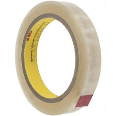 3M - 36 Yds. x 5/8", Clear Polyester Film Tape - 396 Series, 4.1 mil Thick, 43 Lb./Inch Tensile Strength - Americas Industrial Supply