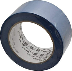 3M - Blue Solid Color Vinyl Tape - 2" Wide x 108' Long x 0.005" Thick, General Traffic - Americas Industrial Supply