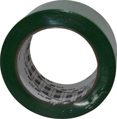 3M - Green Solid Color Vinyl Tape - 2" Wide x 108' Long x 0.005" Thick, General Traffic - Americas Industrial Supply