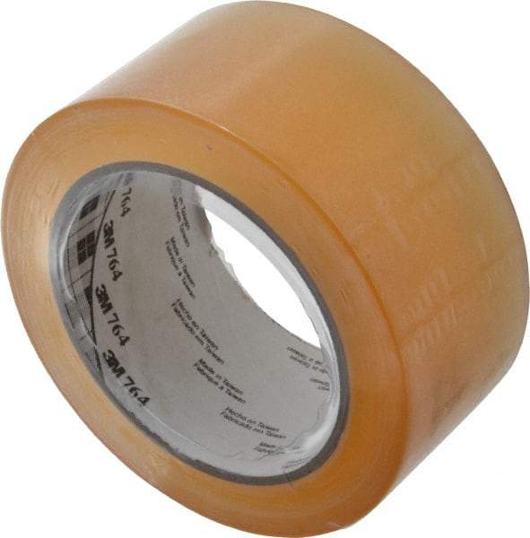 3M - Transparent Solid Color Vinyl Tape - 2" Wide x 108' Long x 0.005" Thick, General Traffic - Americas Industrial Supply