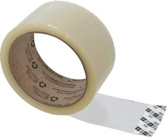 3M - 2" x 55 Yd Clear Acrylic Adhesive Sealing Tape - Polypropylene Film Backing, 1.8 mil Thick, 19 Lb Tensile Strength, Series 305 - Americas Industrial Supply