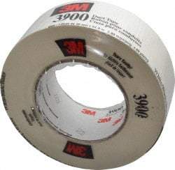 3M - 2" x 55m White Duct Tape - 8.1 mil, Rubber Adhesive, Polyethylene Film Backing, 32 Lb/ln Tensile Strength, 200°F Max, Series 3900 - Americas Industrial Supply