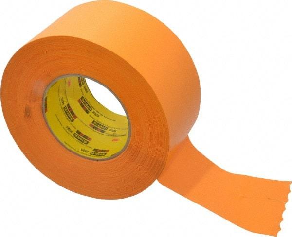 3M - 3" Wide x 60 Yd Long Orange Paper Masking Tape - Series 2525, 9.5 mil Thick, 49 In/Lb Tensile Strength - Americas Industrial Supply