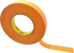 3M - 1" Wide x 60 Yd Long Orange Paper Masking Tape - Series 2525, 9.5 mil Thick, 49 In/Lb Tensile Strength - Americas Industrial Supply