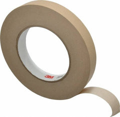 3M - 3/4" Wide x 60 Yd Long Tan Paper Masking Tape - Series 2515, 6.7 mil Thick, 36 In/Lb Tensile Strength - Americas Industrial Supply