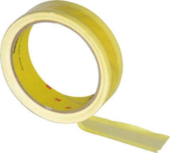 3M - 36 Yds. x 1", Yellow Polyethylene Film Tape - 695 Series, 3 mil Thick, 8 Lb./Inch Tensile Strength - Americas Industrial Supply