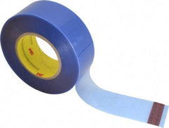 3M - 2" Wide x 72 Yd Long Blue Polyester Film Painter's Tape - Series 8905, 6.5 mil Thick, 110 In/Lb Tensile Strength - Americas Industrial Supply