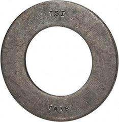 Value Collection - 2" Screw, Grade 8 Alloy Steel SAE Flat Washer - 2-1/8" ID x 3-3/4" OD, 0.196" Thick, Plain Finish - Americas Industrial Supply