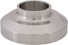VNE - 1", E-Line Style, Sanitary Stainless Steel Pipe Short Welding Ferrule - Female Connection, Grade 304 - Americas Industrial Supply
