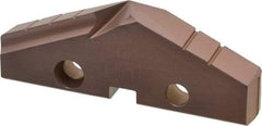 Allied Machine and Engineering - 2-11/32" Diam x 5/16" Thick, Seat Code 4, 132° Included Angle Spade Drill Insert - AM200 Coated, Cobalt, Series GEN2 T-A - Americas Industrial Supply