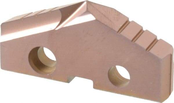 Allied Machine and Engineering - 1-5/8" Diam x 1/4" Thick, Seat Code 3, 132° Included Angle Spade Drill Insert - AM200 Coated, Cobalt, Grade Premium Cobalt, Series GEN2 T-A - Americas Industrial Supply