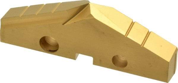 Allied Machine and Engineering - 2-7/16" Diam x 5/16" Thick, Seat Code 4, 132° Included Angle Spade Drill Insert - TiN Coated, Cobalt, Grade Super Cobalt, Series GEN2 T-A - Americas Industrial Supply