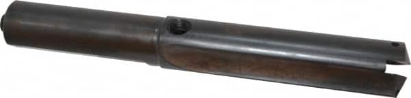 Allied Machine and Engineering - Series 3, 1-13/32 to 1-7/8" Diam, 1-1/4" Diam Straight Shank, Straight Flute Spade Drill - 4-3/4" Max Depth, 6-3/16" Body Length, 10" OAL, Short Length, Through Coolant - Americas Industrial Supply