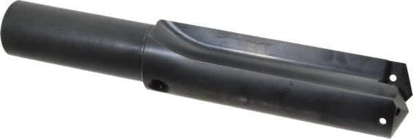 Allied Machine and Engineering - Series 4, 1-29/32 to 2-9/16" Diam, 1-1/2" Diam Straight Shank, Straight Flute Spade Drill - 5-1/8" Max Depth, 6-11/16" Body Length, 10-1/2" OAL, Short Length, Through Coolant - Americas Industrial Supply