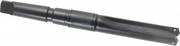 Allied Machine and Engineering - Series 2, 31/32 to 1-3/8" Diam, 3MT Taper Shank, Straight Flute Spade Drill - 3-3/8" Max Depth, 6-15/64" Body Length, 9-25/32" OAL, Short Length, Through Coolant - Americas Industrial Supply