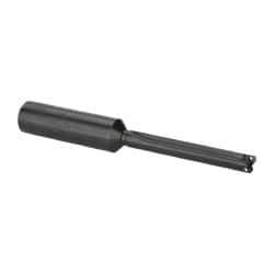 Allied Machine and Engineering - Series Y, 3/8 to 27/64" Diam, 3/4" Diam Straight Shank, Straight Flute Spade Drill - 2-3/8" Max Depth, 3-1/4" Body Length, 5-17/32" OAL, Standard Length, Through Coolant - Americas Industrial Supply