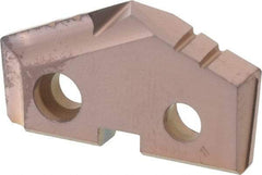 Allied Machine and Engineering - 1-7/64" Diam x 3/16" Thick, Seat Code 2, 132° Included Angle Spade Drill Insert - AM200 Coated, Cobalt, Grade Super Cobalt, Series GEN2 T-A - Americas Industrial Supply