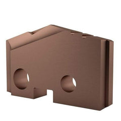 Allied Machine and Engineering - 1-1/8" Diam x 3/16" Thick, Seat Code 2, 132° Included Angle Spade Drill Insert - AM200 Coated, Cobalt, Grade Super Cobalt, Series GEN2 T-A - Americas Industrial Supply